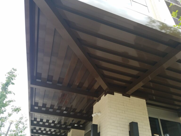 brown epic metal canopy